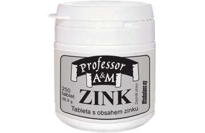 Vitabalans Professor A+M zinc 250 tablet